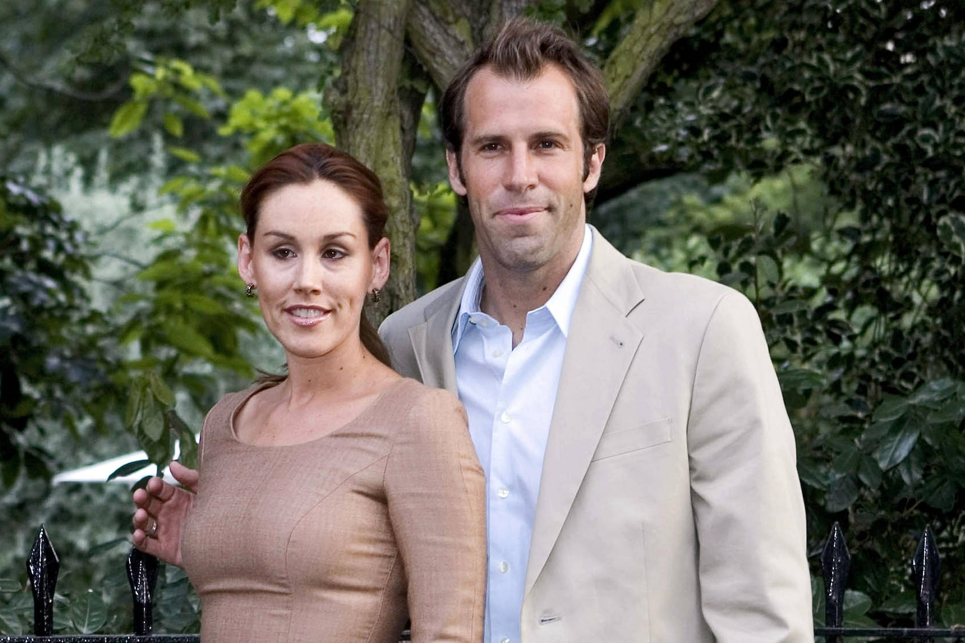 Greg Rusedski With Wife