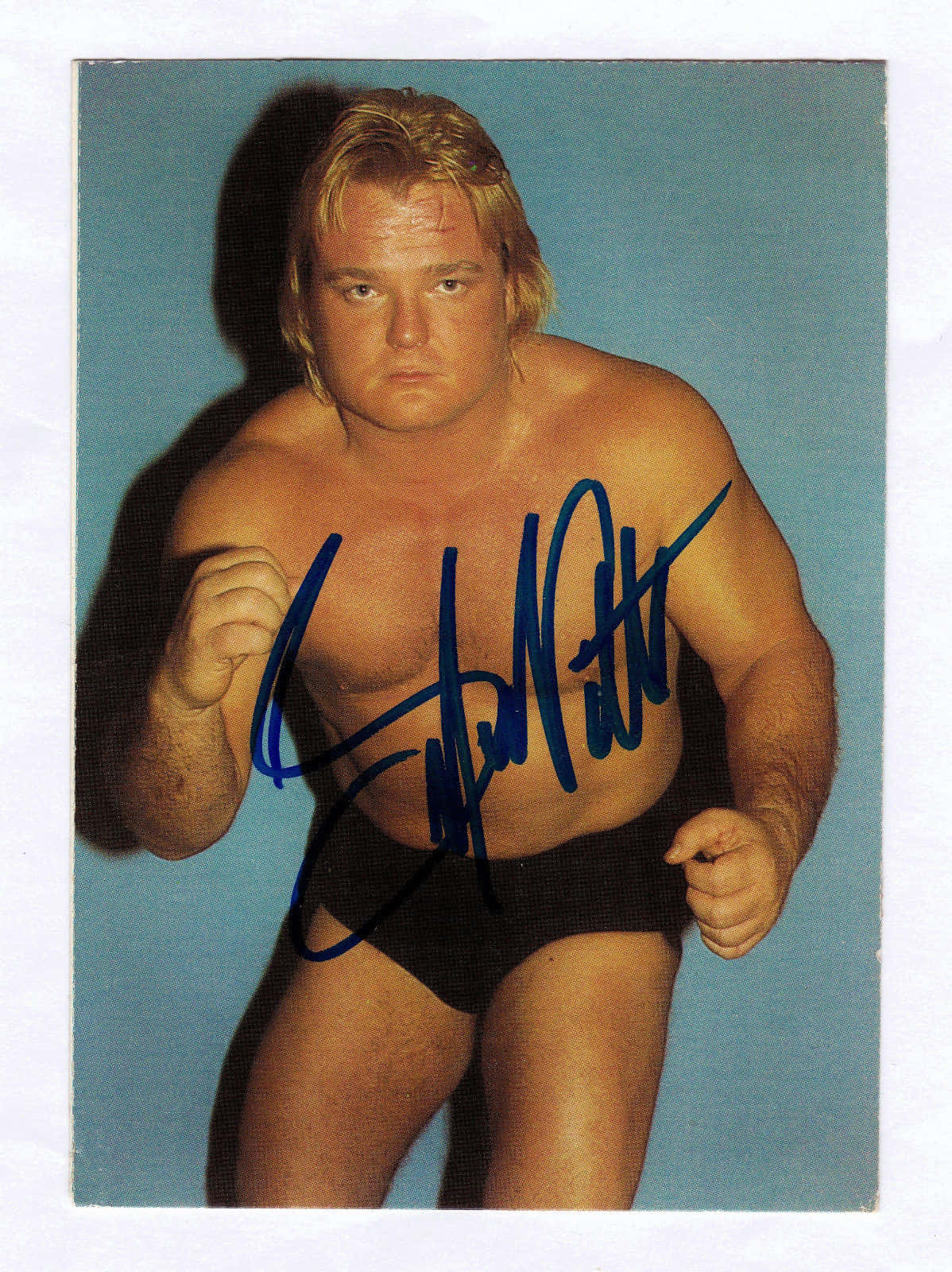 Greg Valentine With Signature