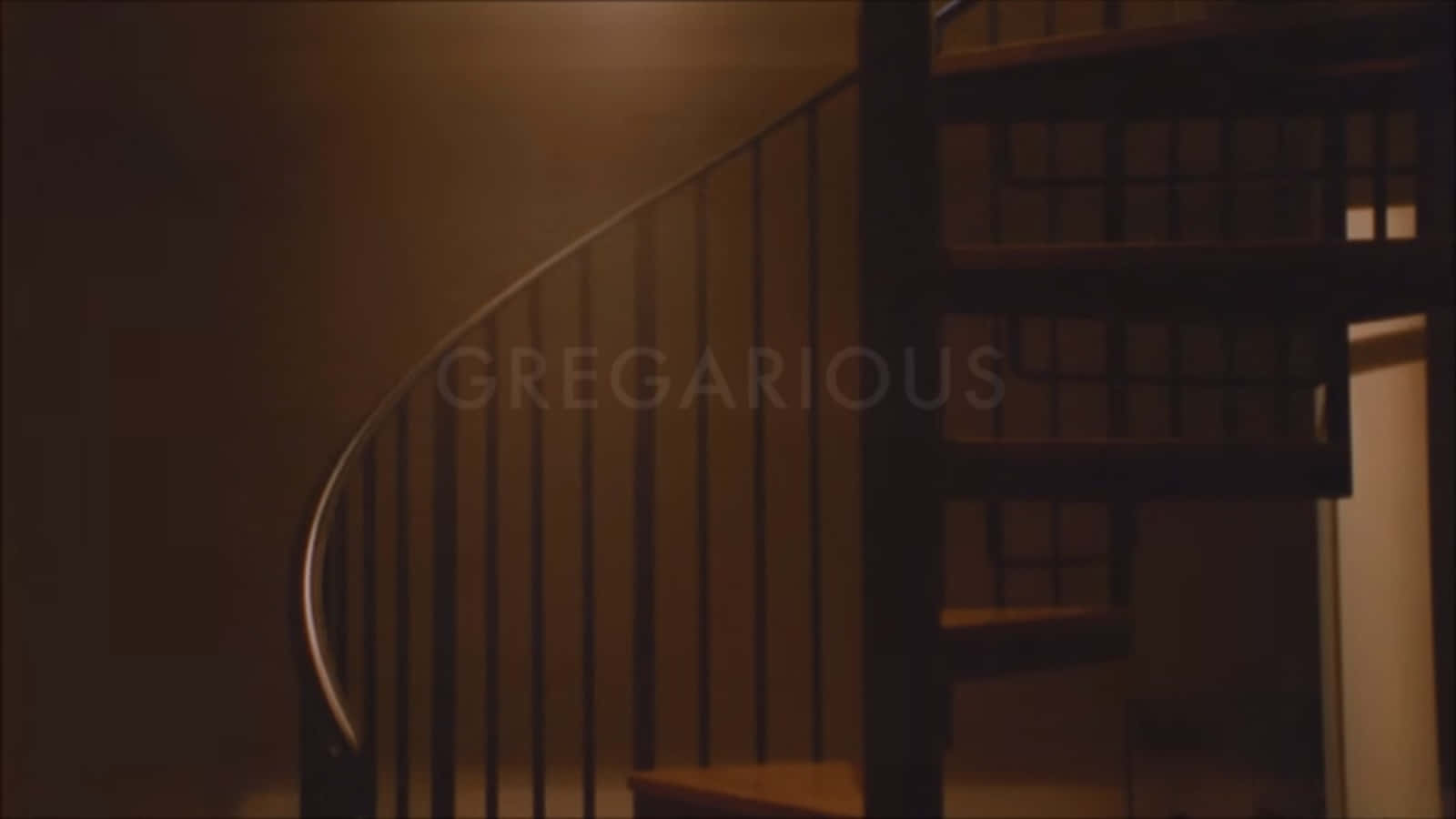 Gregarious Dark Stairs Background