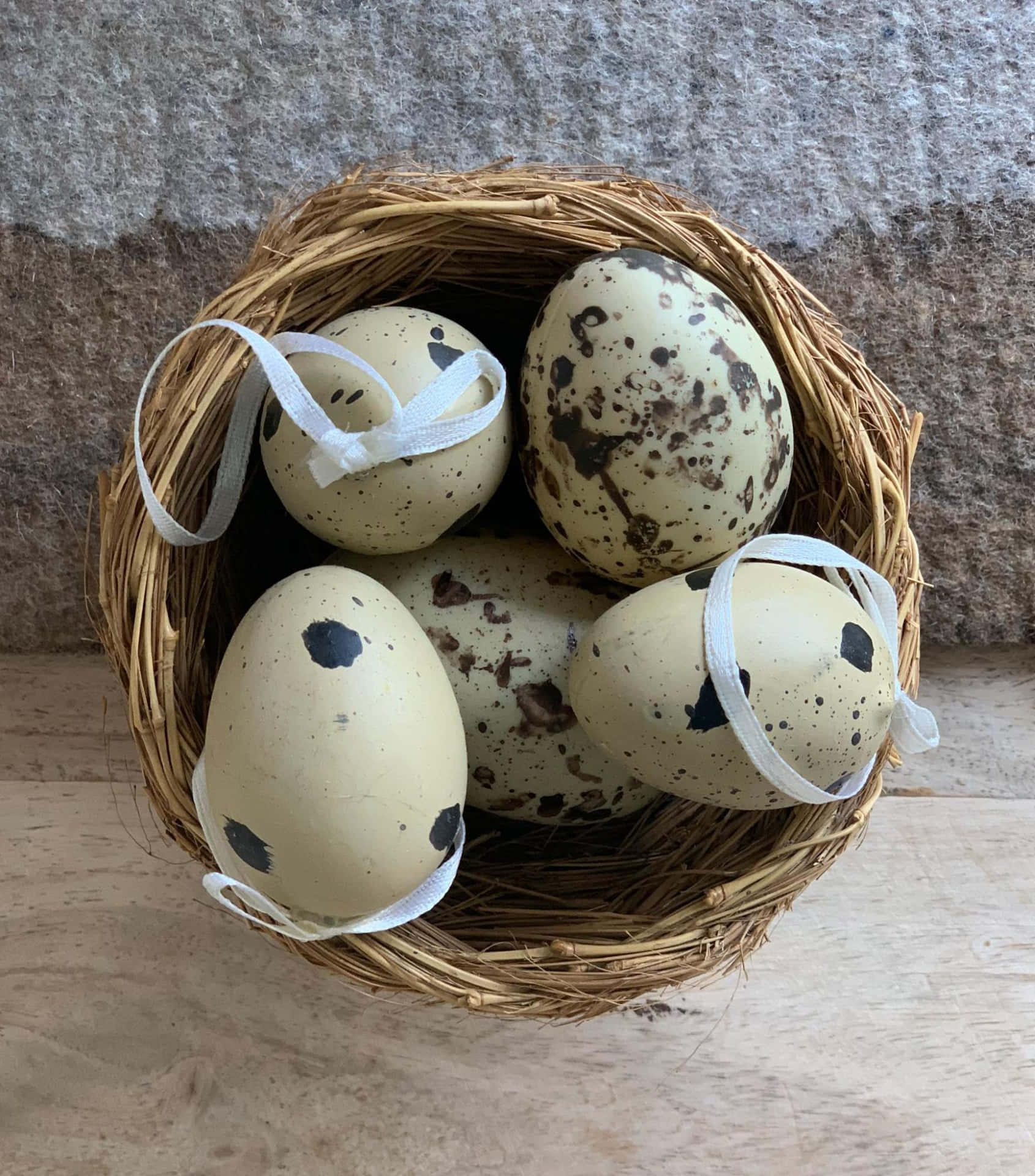 Gregarious Quail Eggs Background