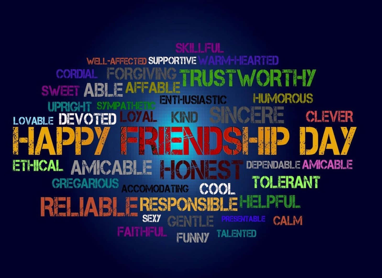Gregarious Words Hd Background