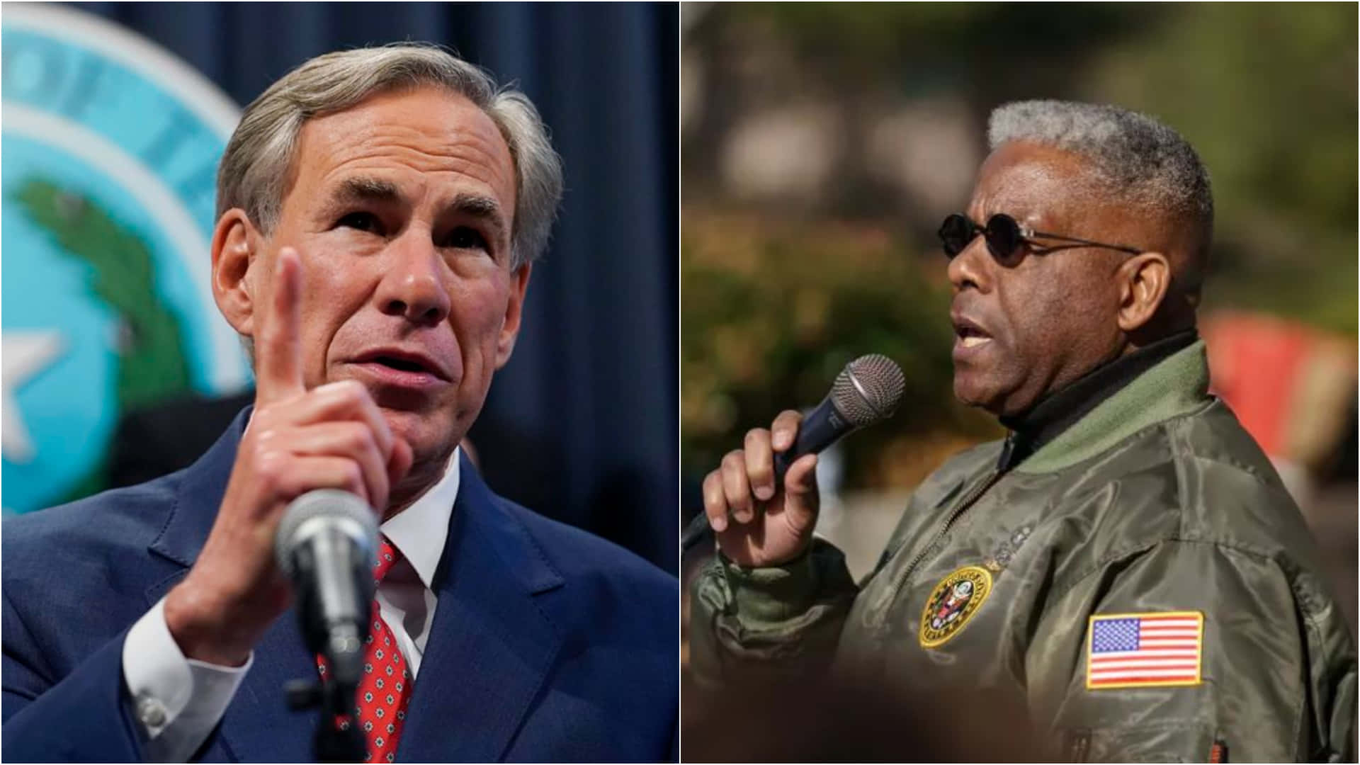 Gregg Abbott And Allen West Background