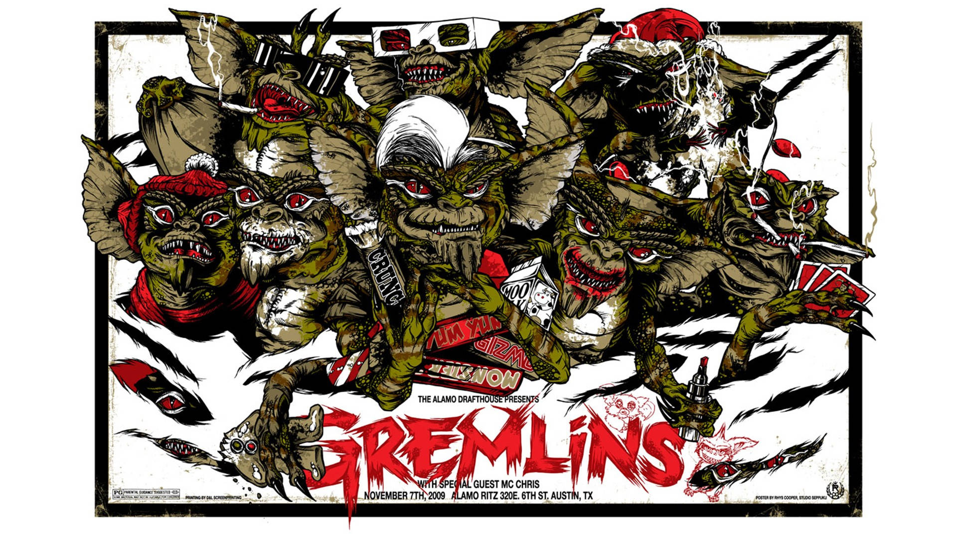 Gremlins Event Poster Background