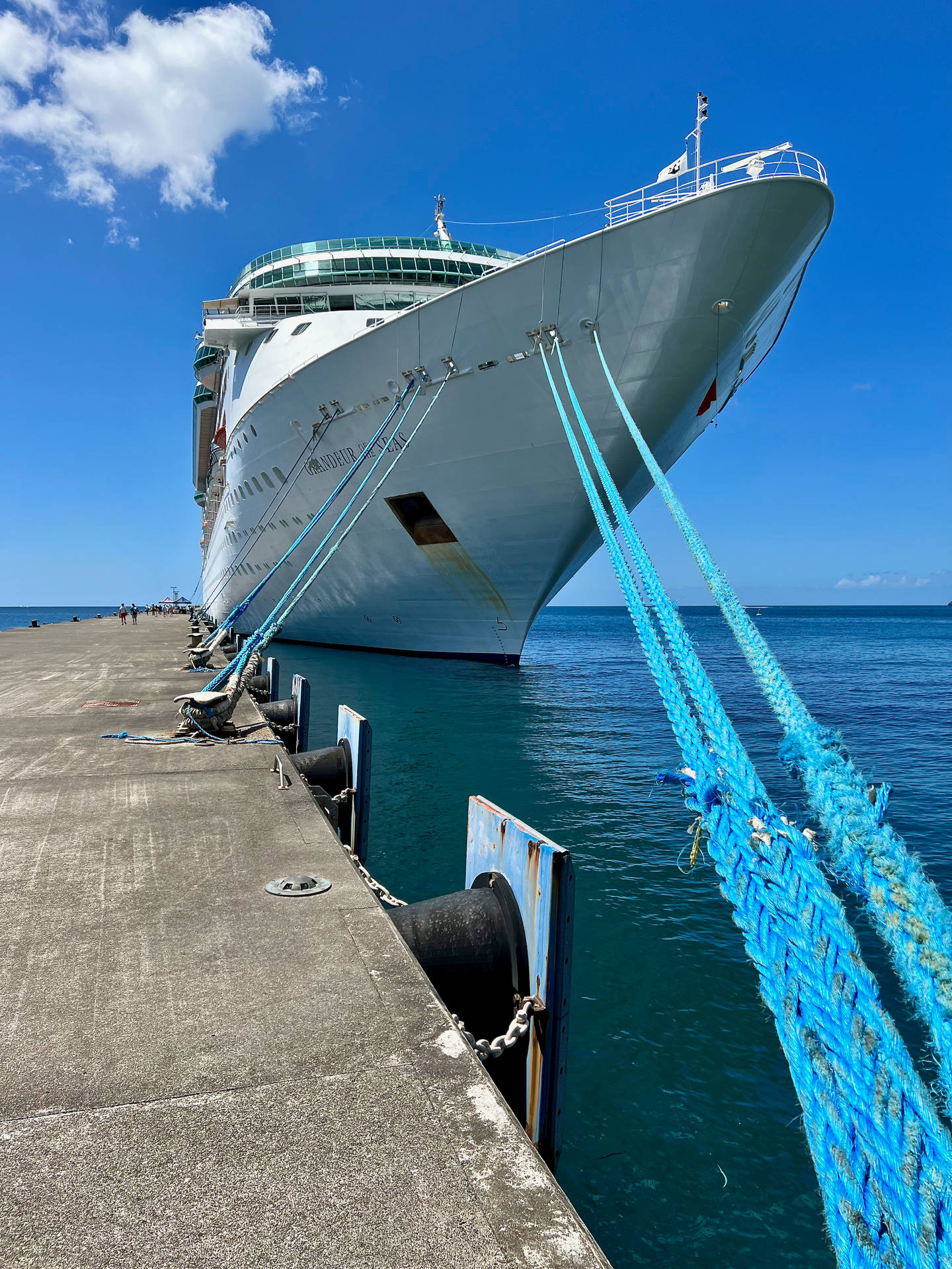 Grenada Cruise Liner Background