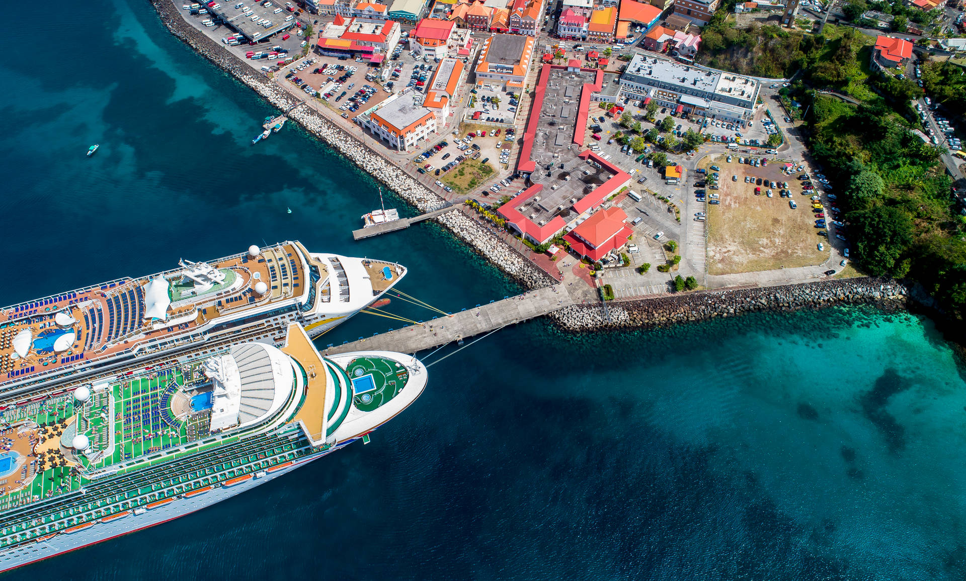 Grenada Cruise Ships Background