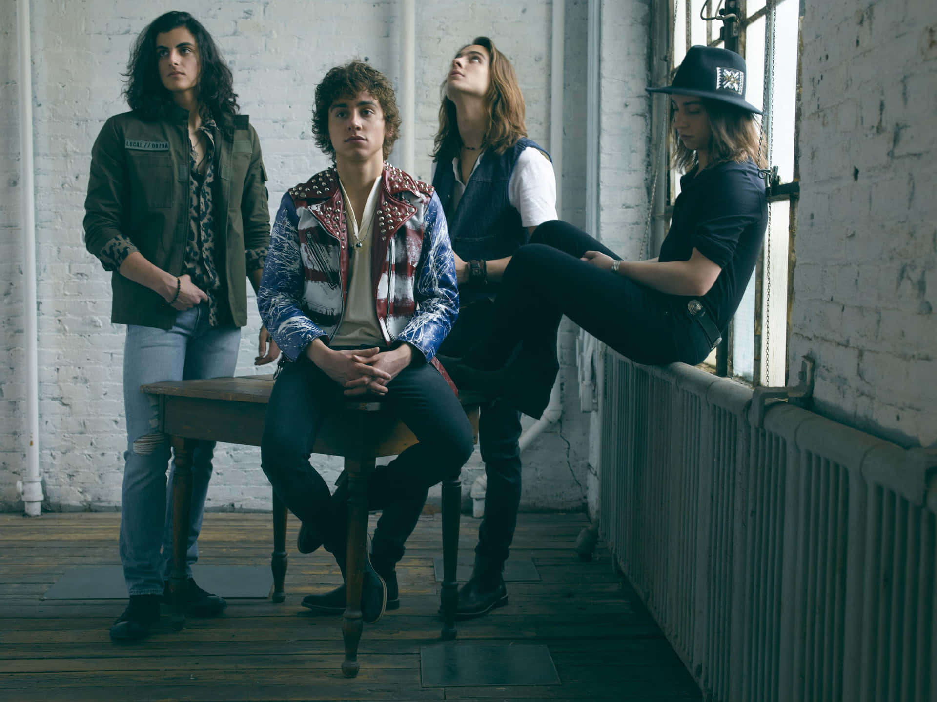 Greta Van Fleet Members Photoshoot Picture Background