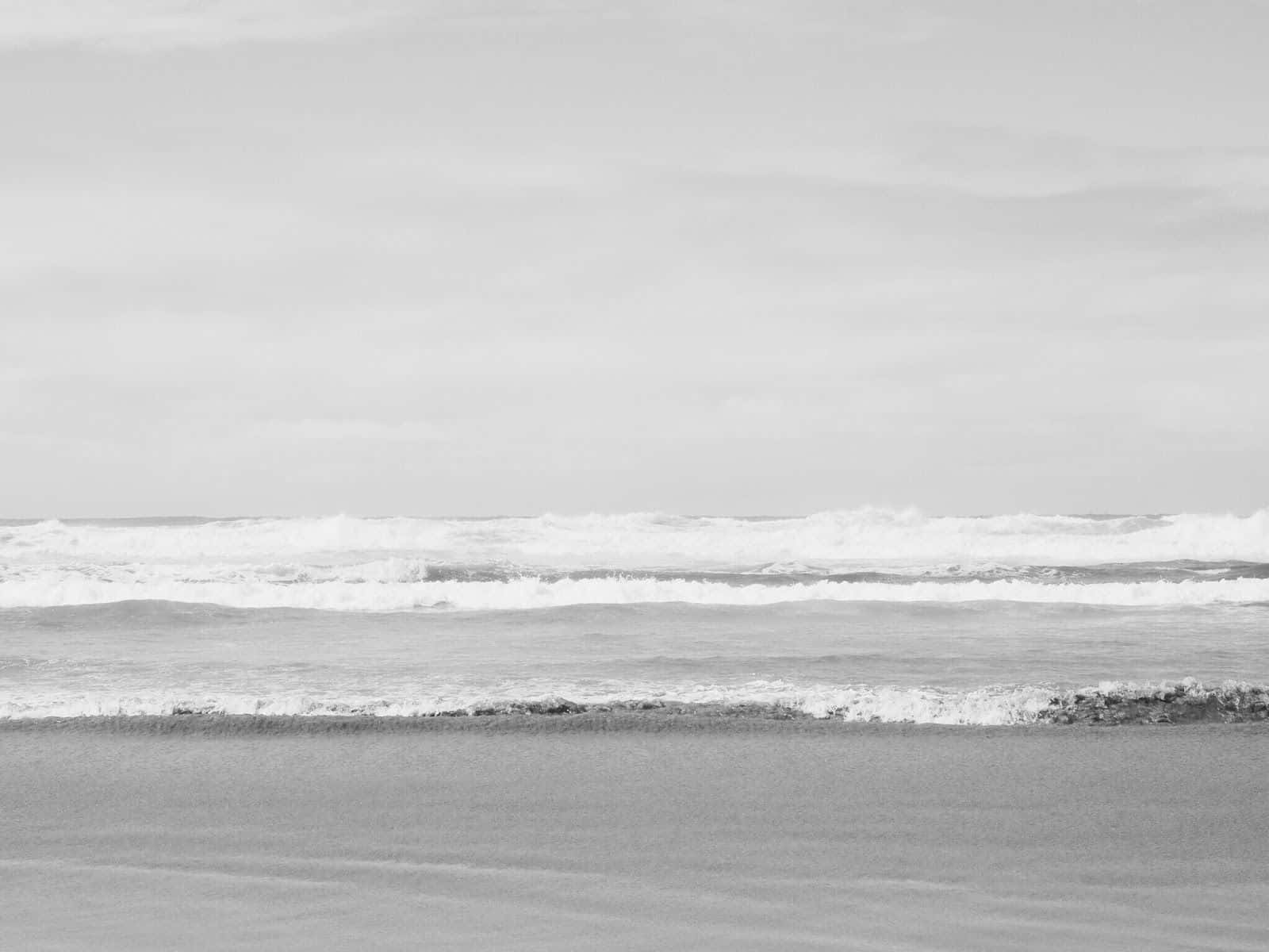 Grey Aesthetic Desktop Waves Running Background