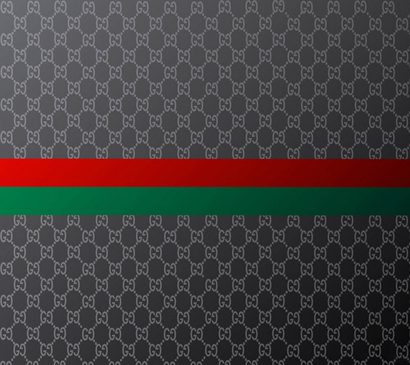 Grey Aesthetic Gucci Pattern