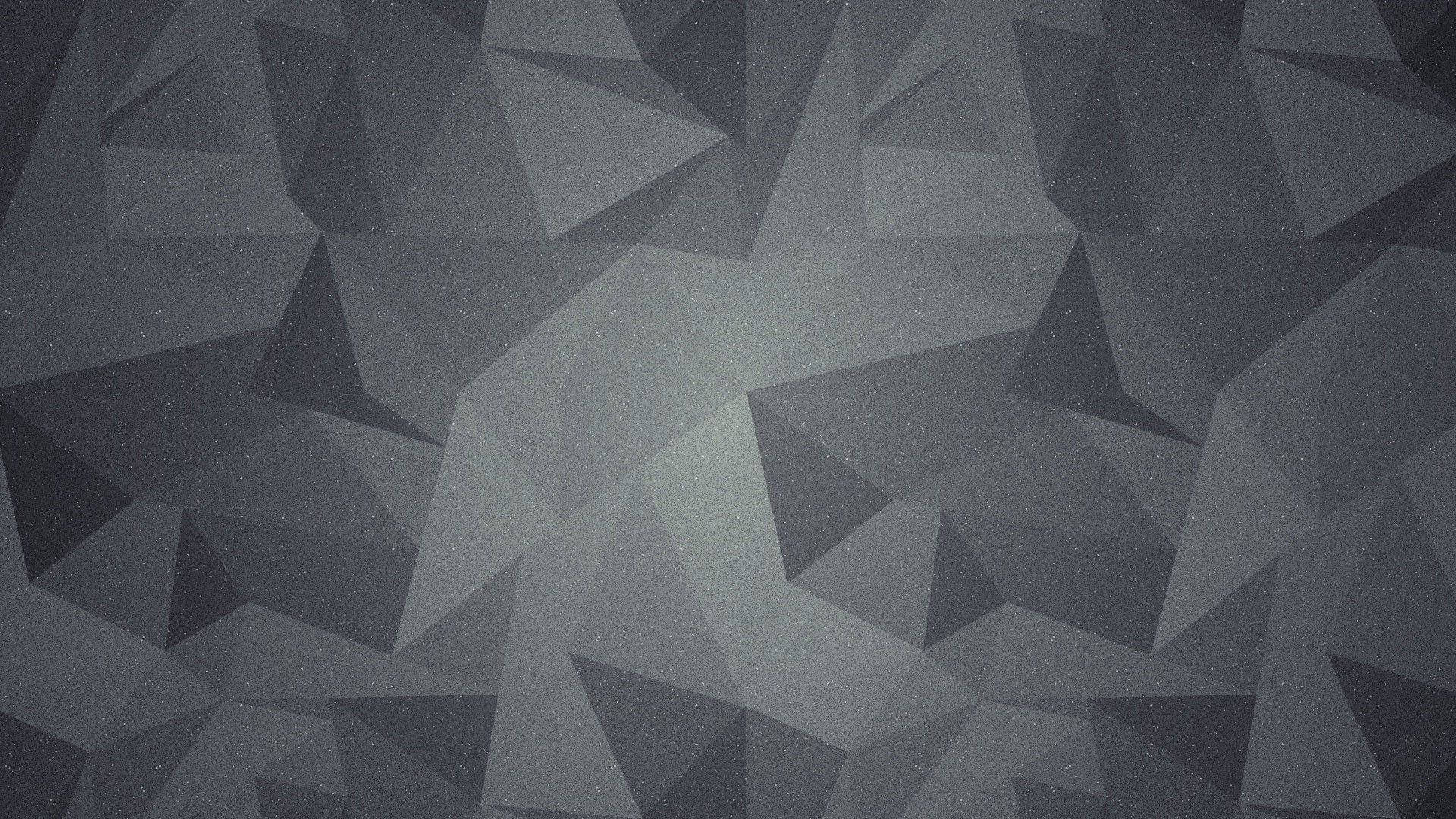 Grey Background With Geometric Pattern