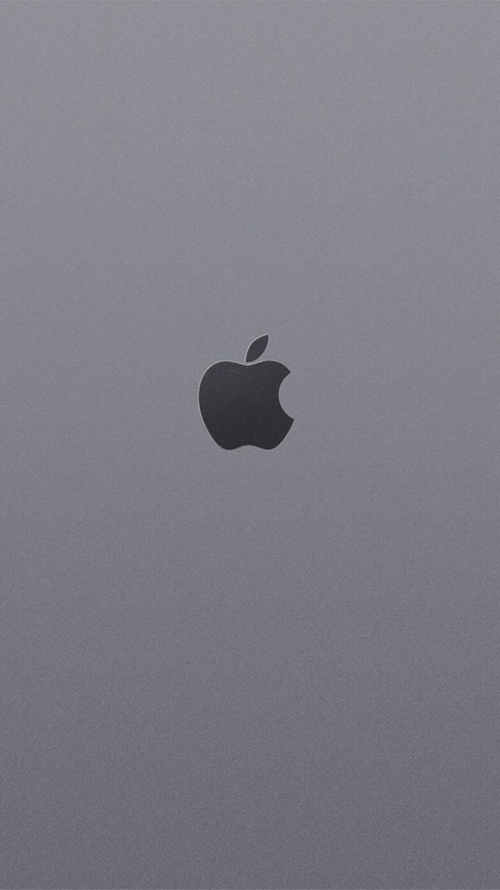 Grey Iphone Apple Logo Background