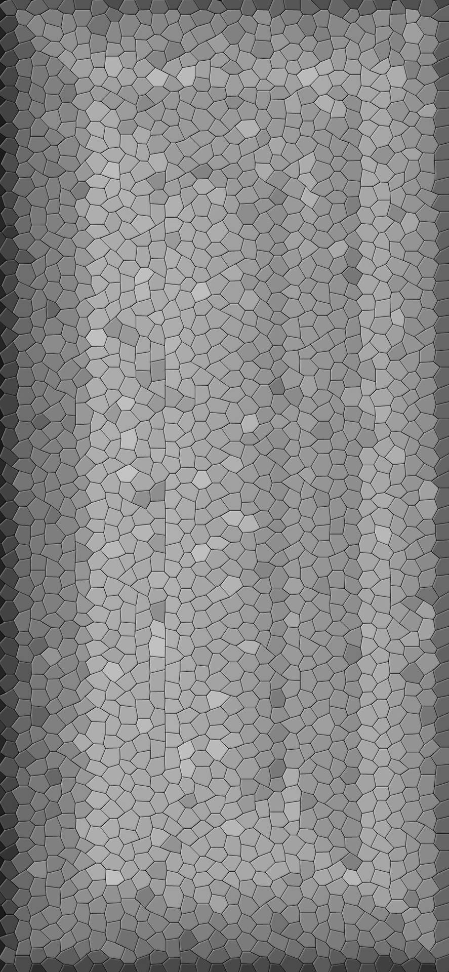 Grey Iphone Mosaic Art