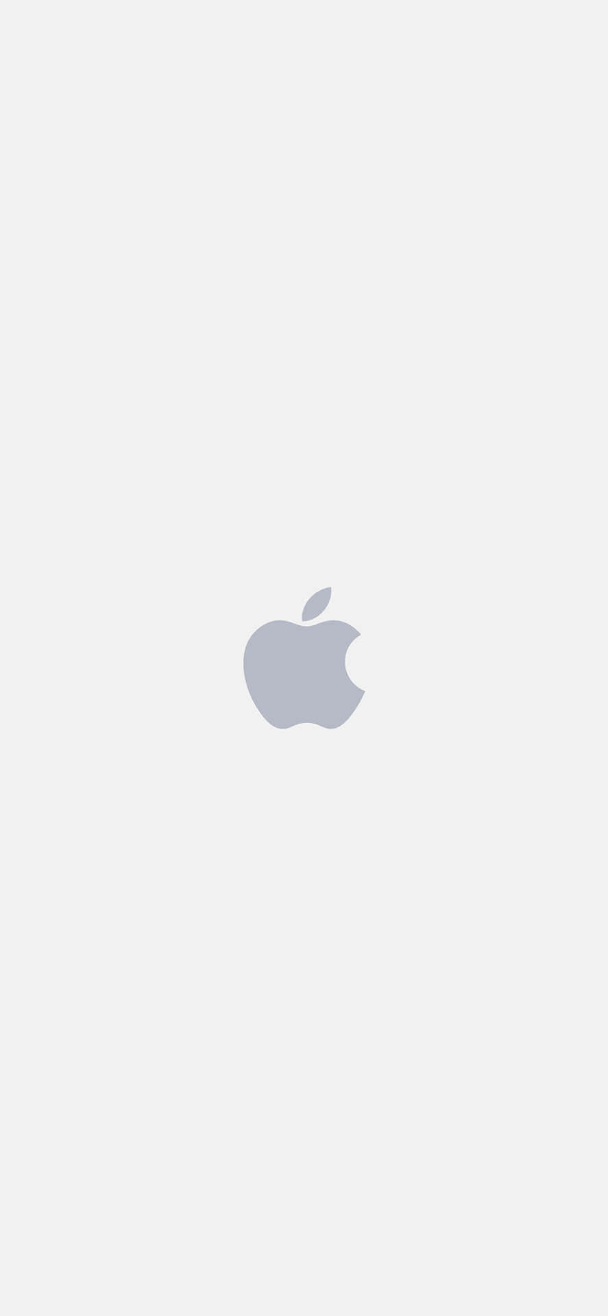 Grey Iphone X Apple Logo Background