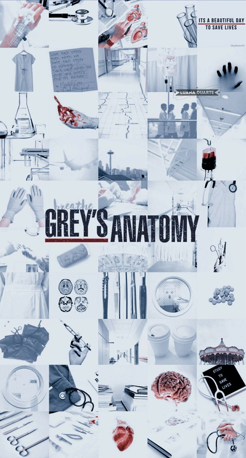 Grey's Anatomy Aesthetic Poster Background