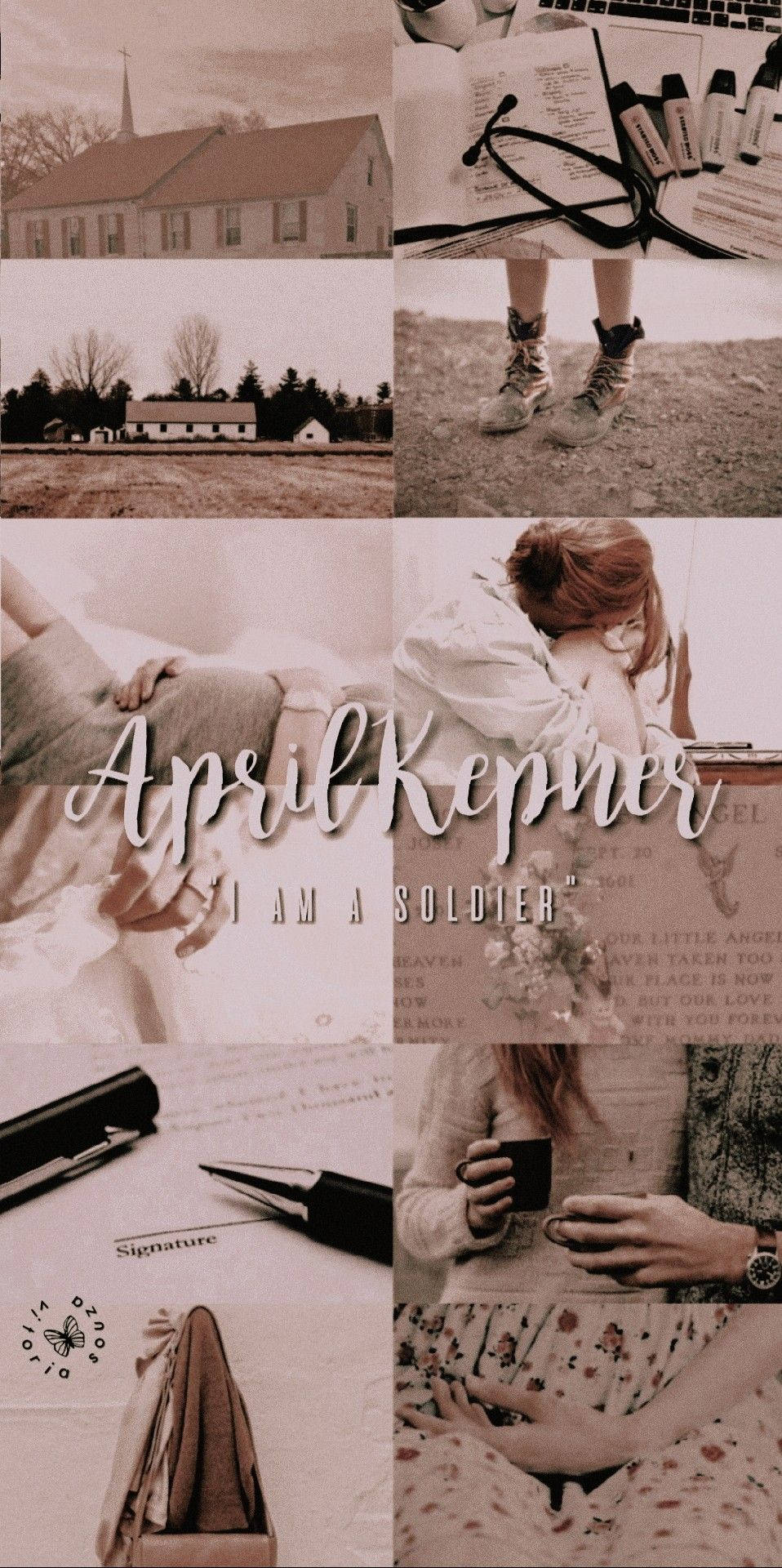 Grey's Anatomy April Kepner Aesthetic Background