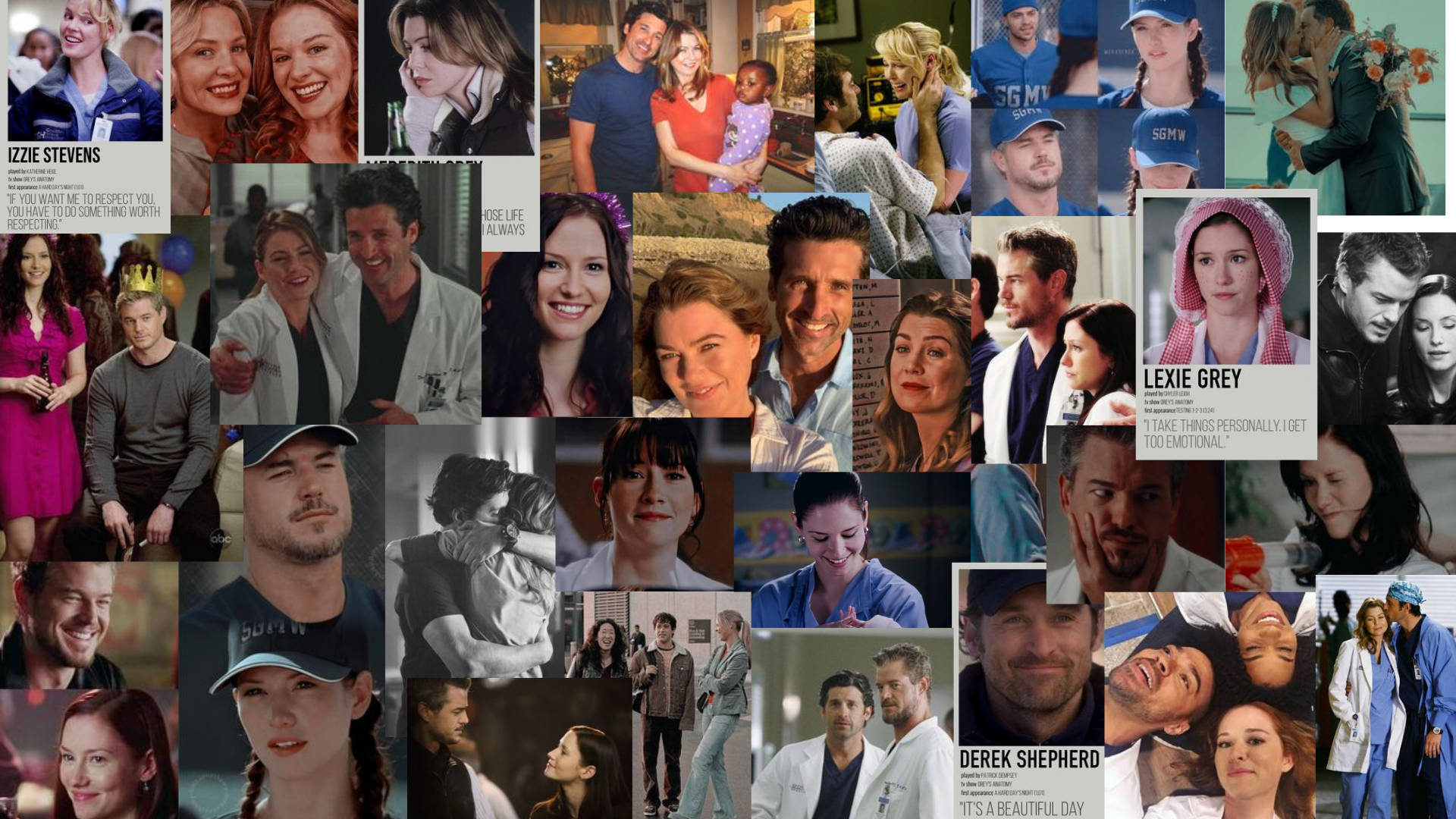 Grey's Anatomy Cast Background