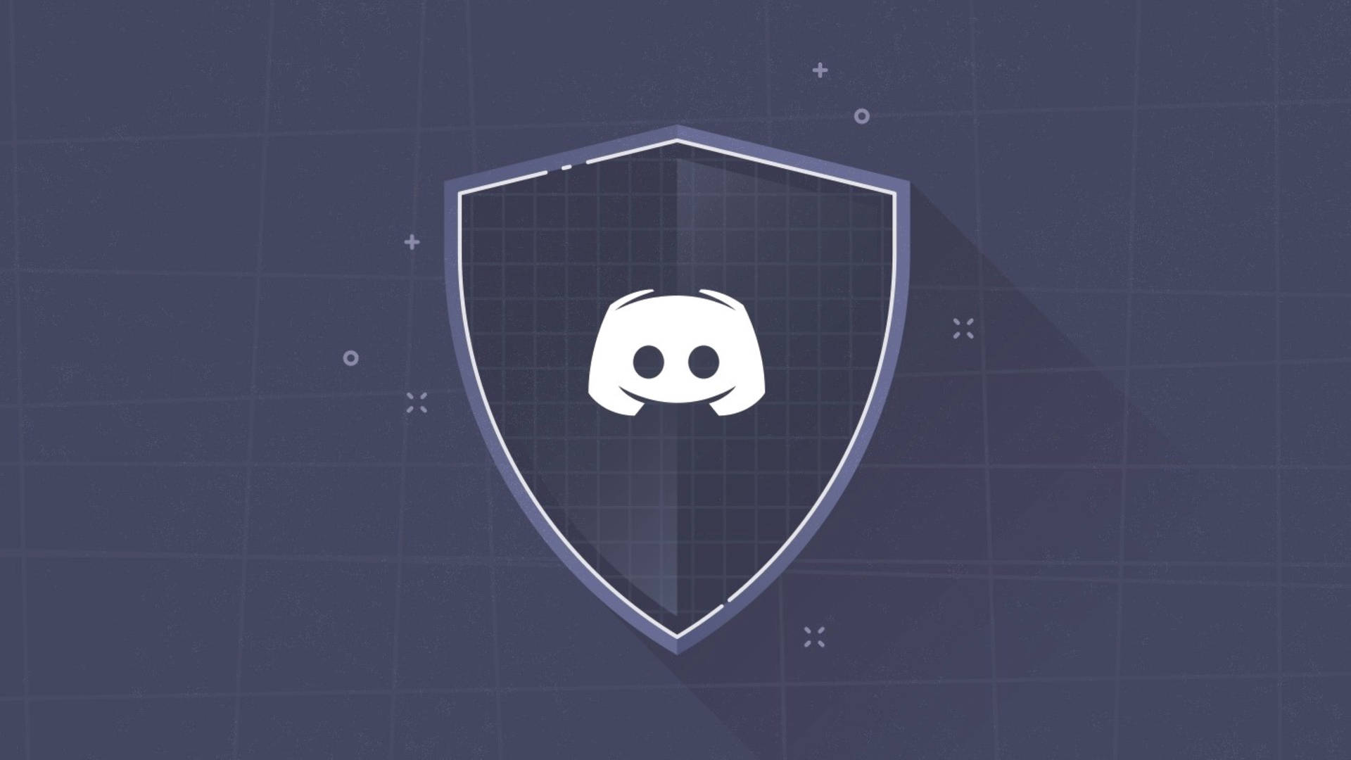 Grey Shield Discord Logo Background