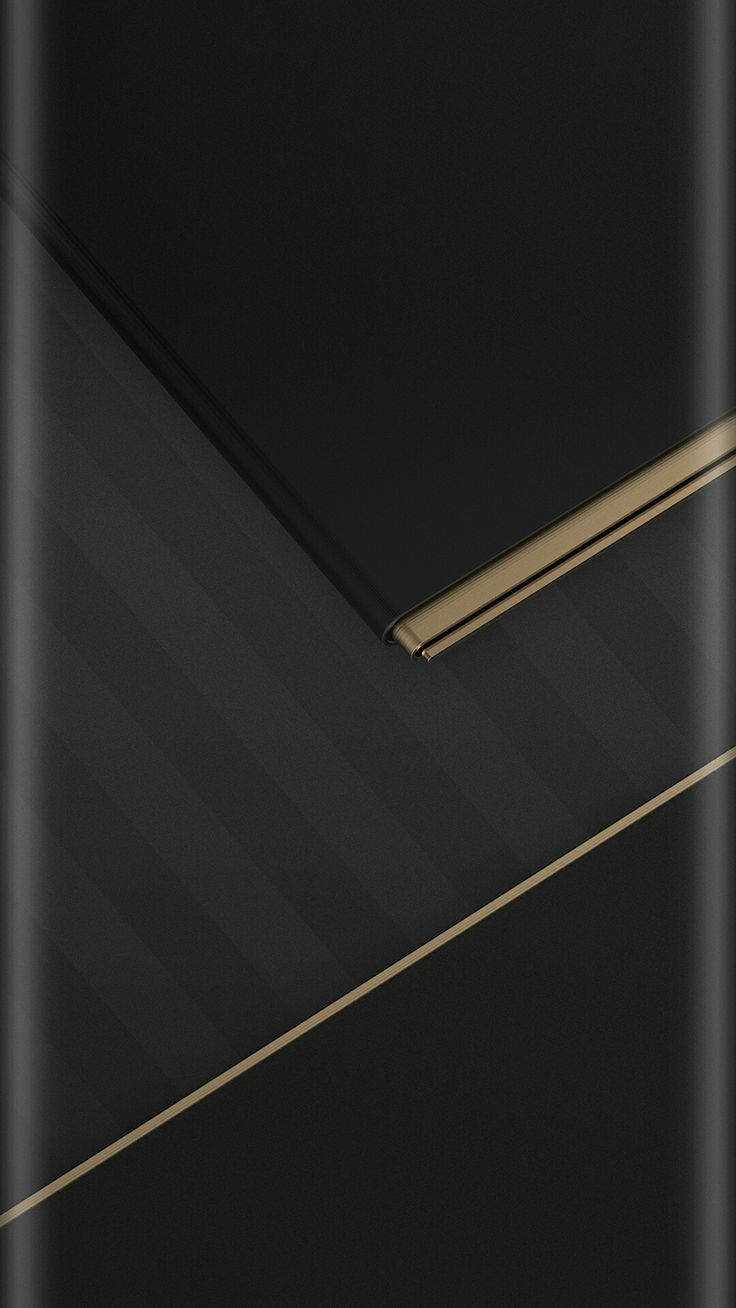 Grey Stripes In Black And Gold