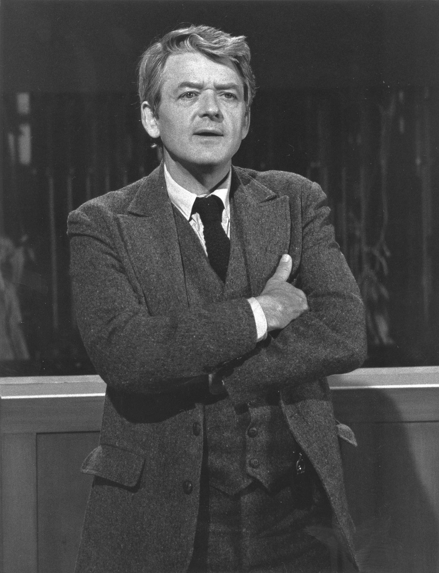 Greyscale Old Photograph Of Hal Holbrook