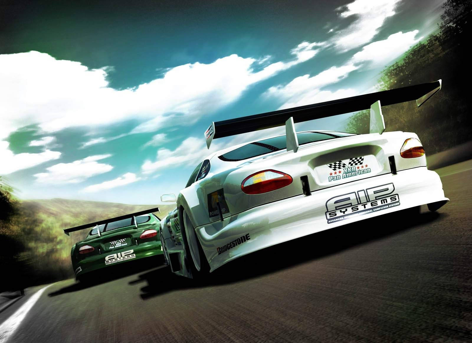 Grid 2 Car Video Game Background
