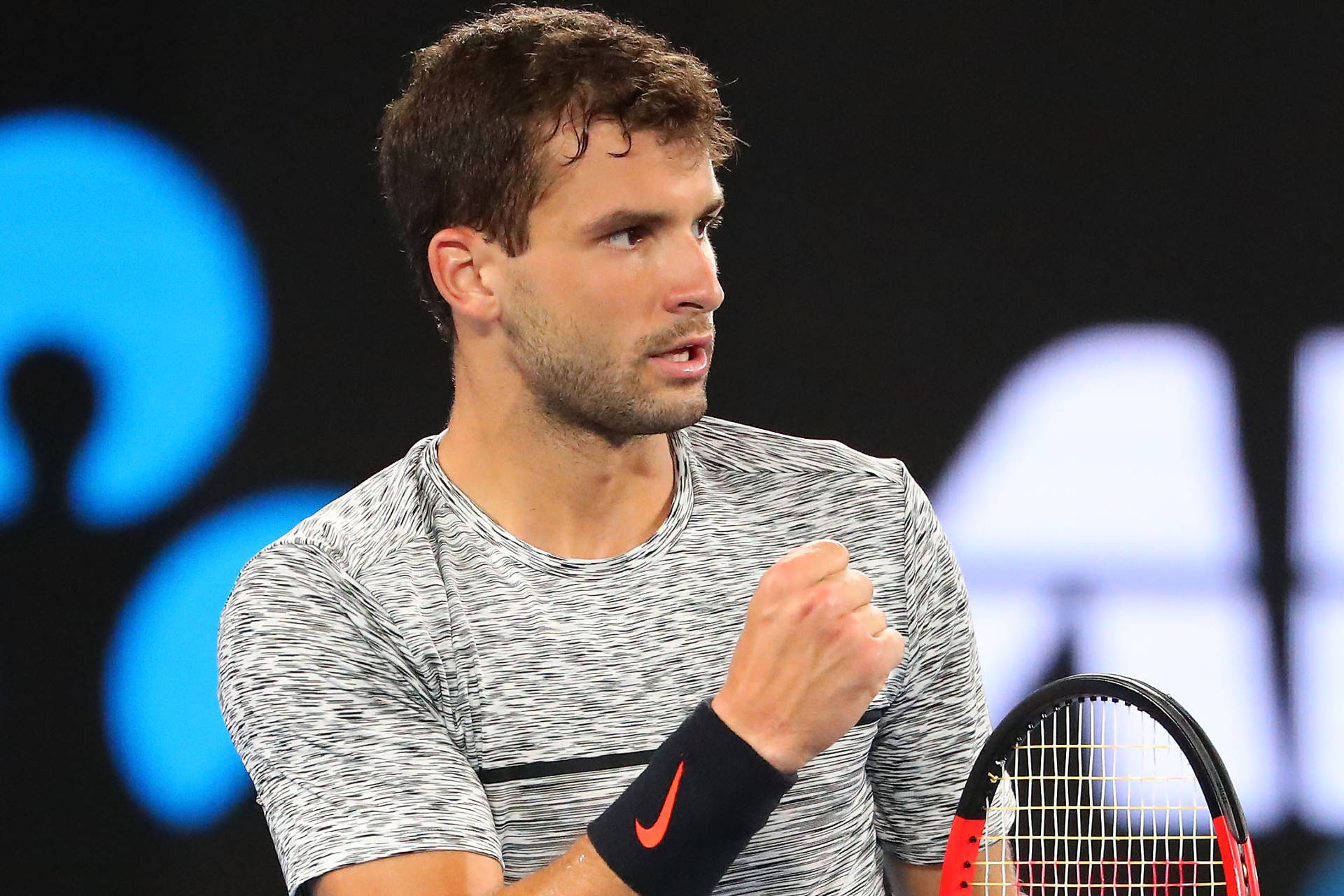 Grigor Dimitrov Close Up Background