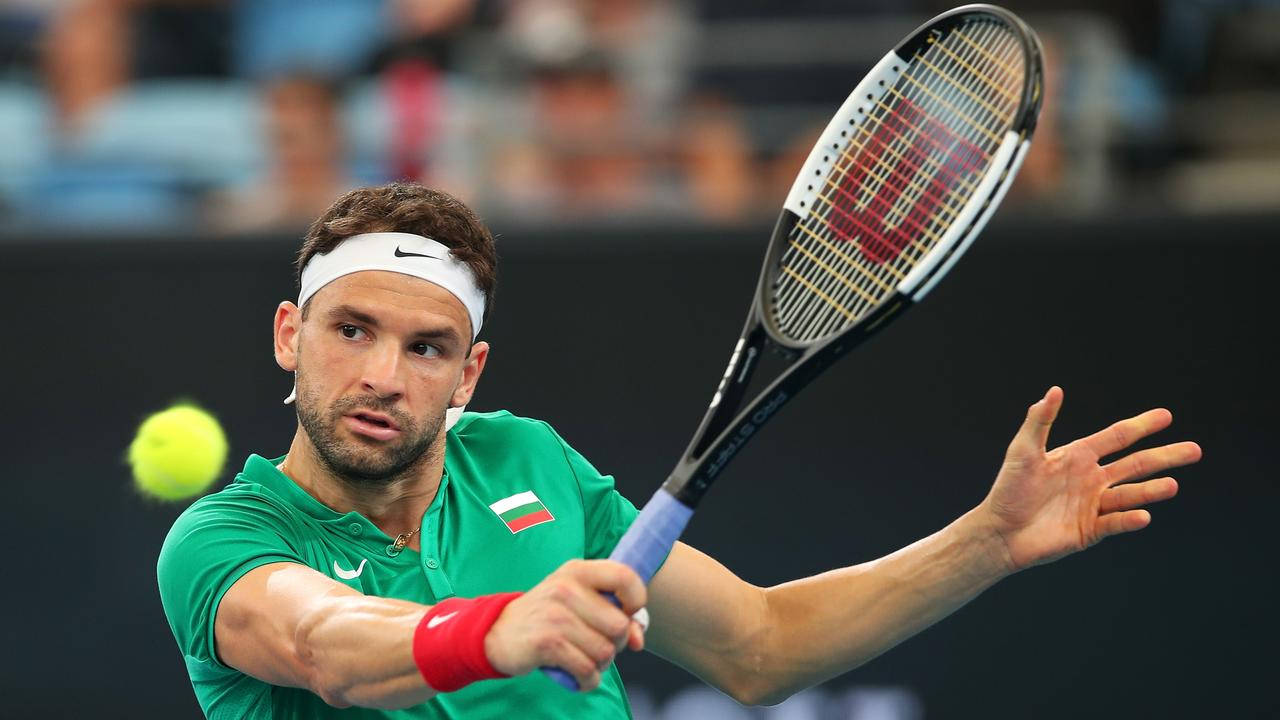 Grigor Dimitrov Wearing Green Shirt