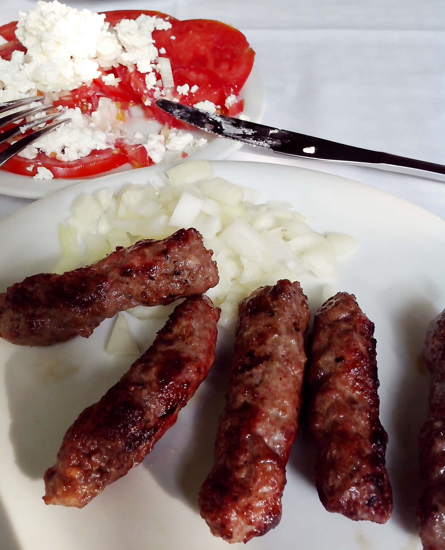 Grilled Ćevapi Sausages Background