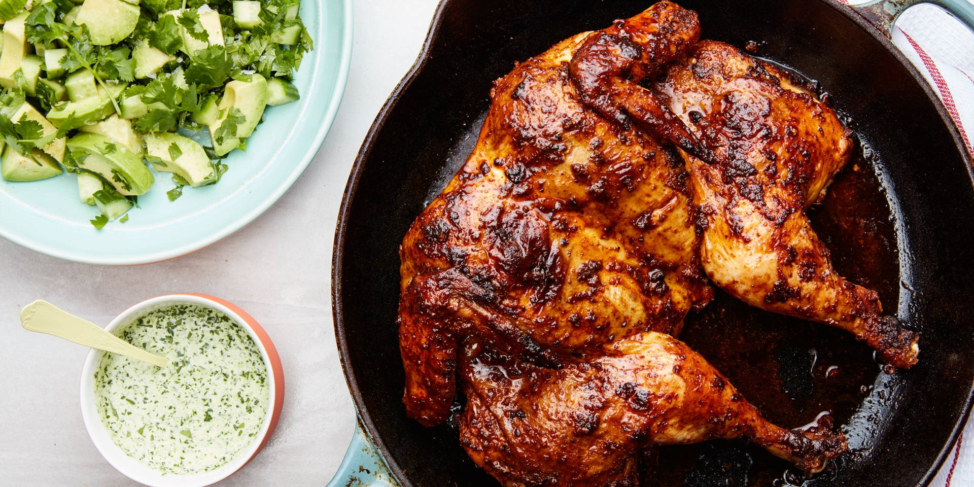 Grilled Tandoori Chicken Background