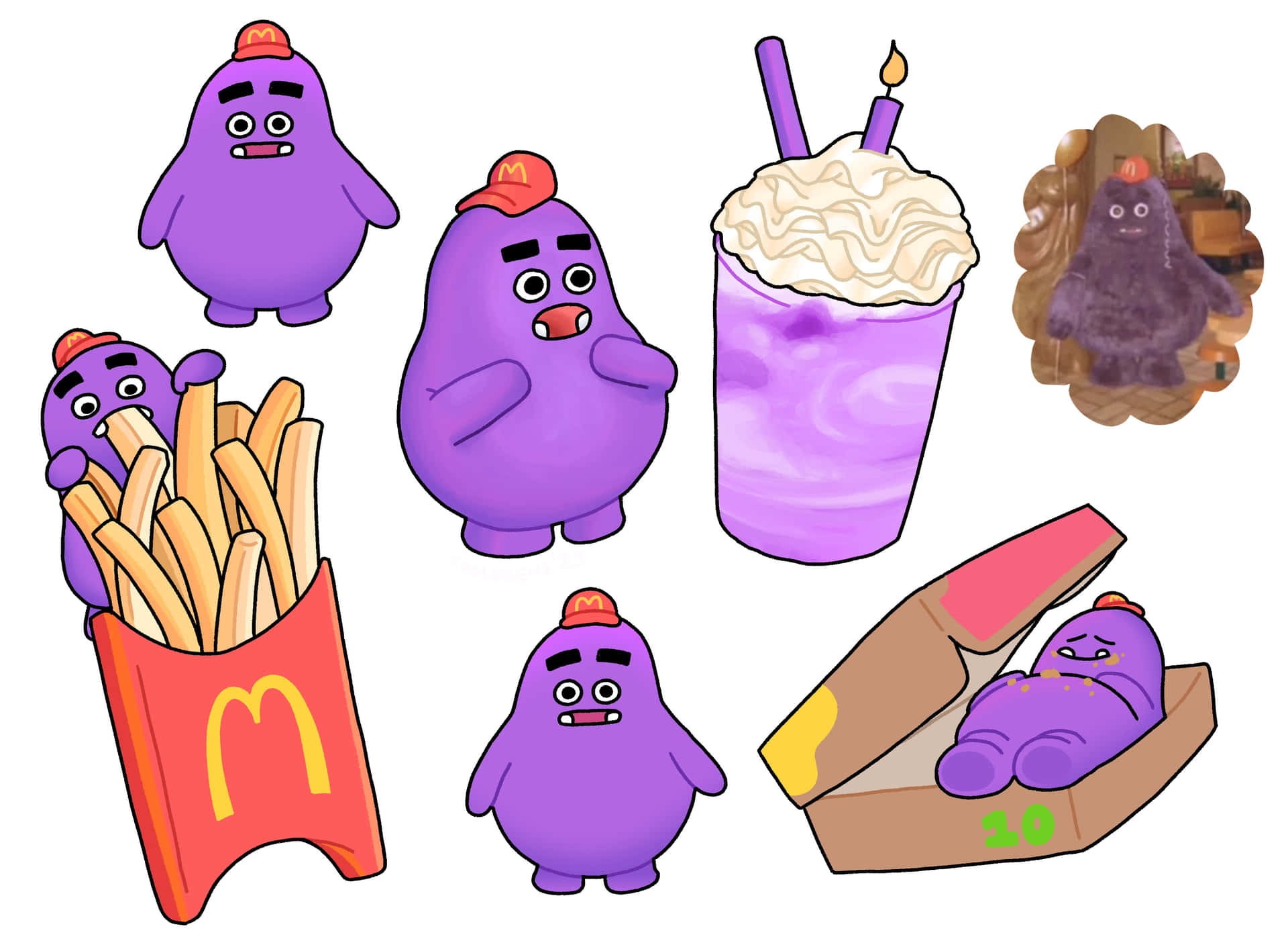 Grimace_ Character_ Collection Background