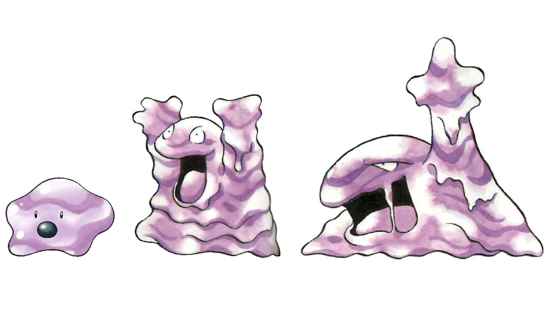 Grimer Evolution Chain Desktop