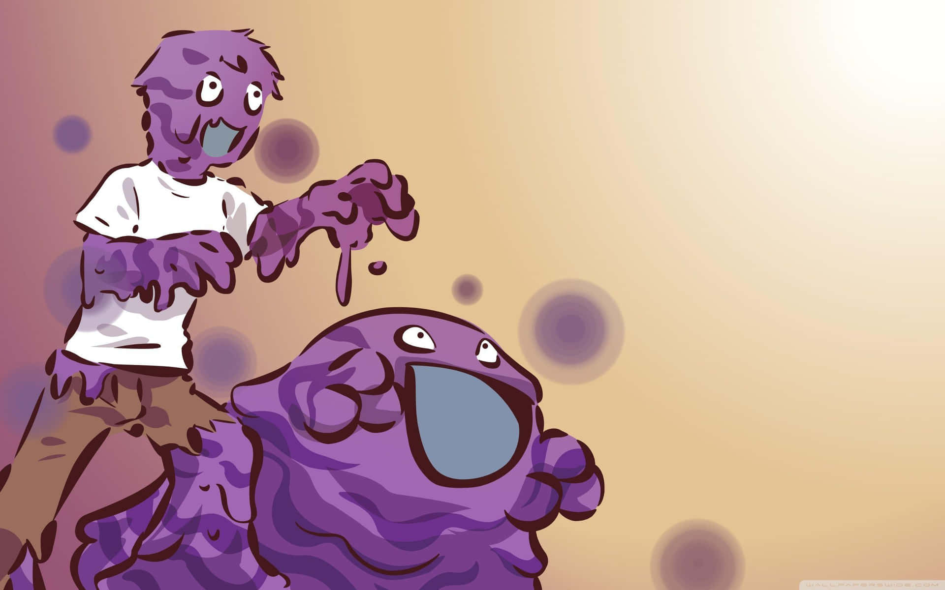 Grimer With Slime-covered Trainer