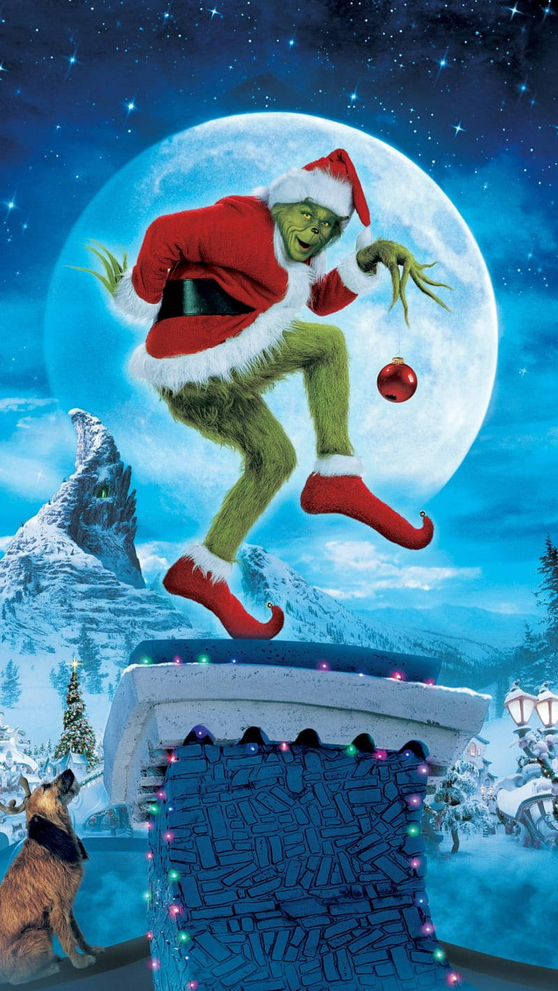 Grinch In Chimney