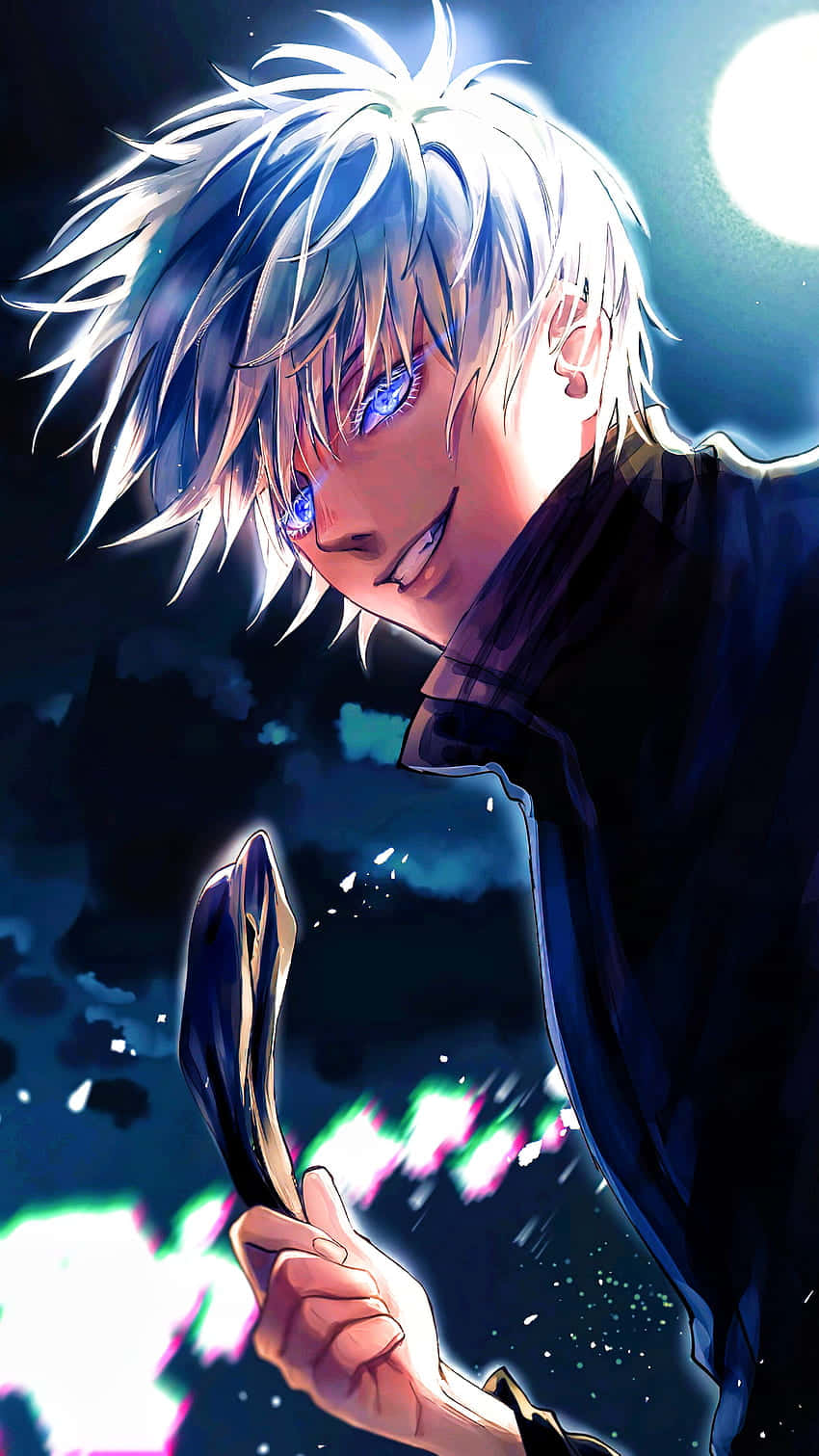 Grinning Gojo Pfp Background