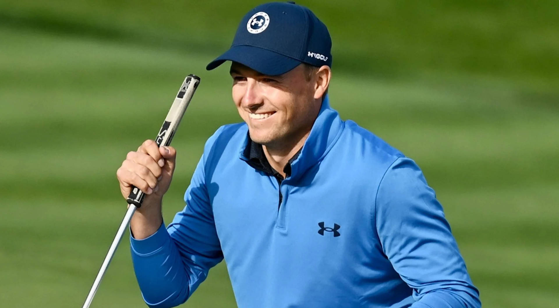 Grinning Jordan Spieth Background