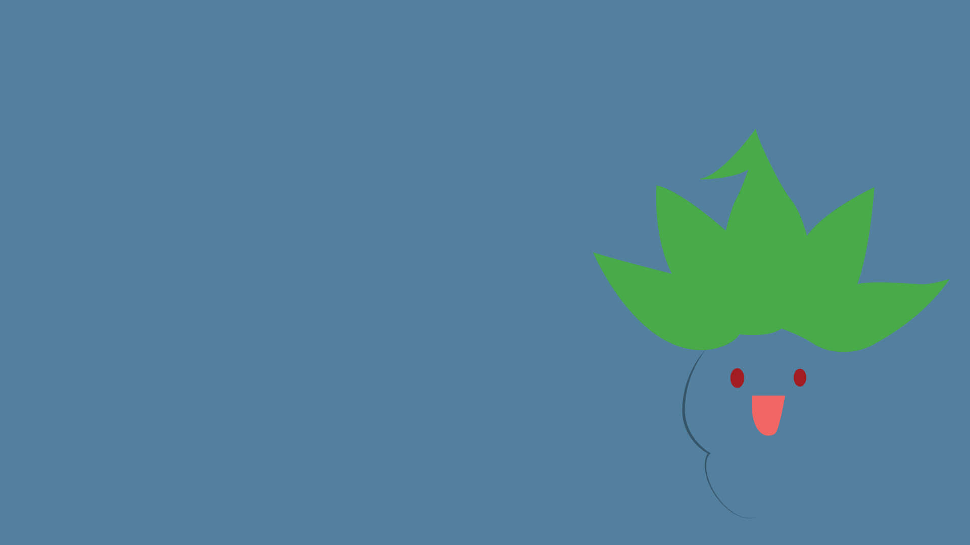 Grinning Oddish Background