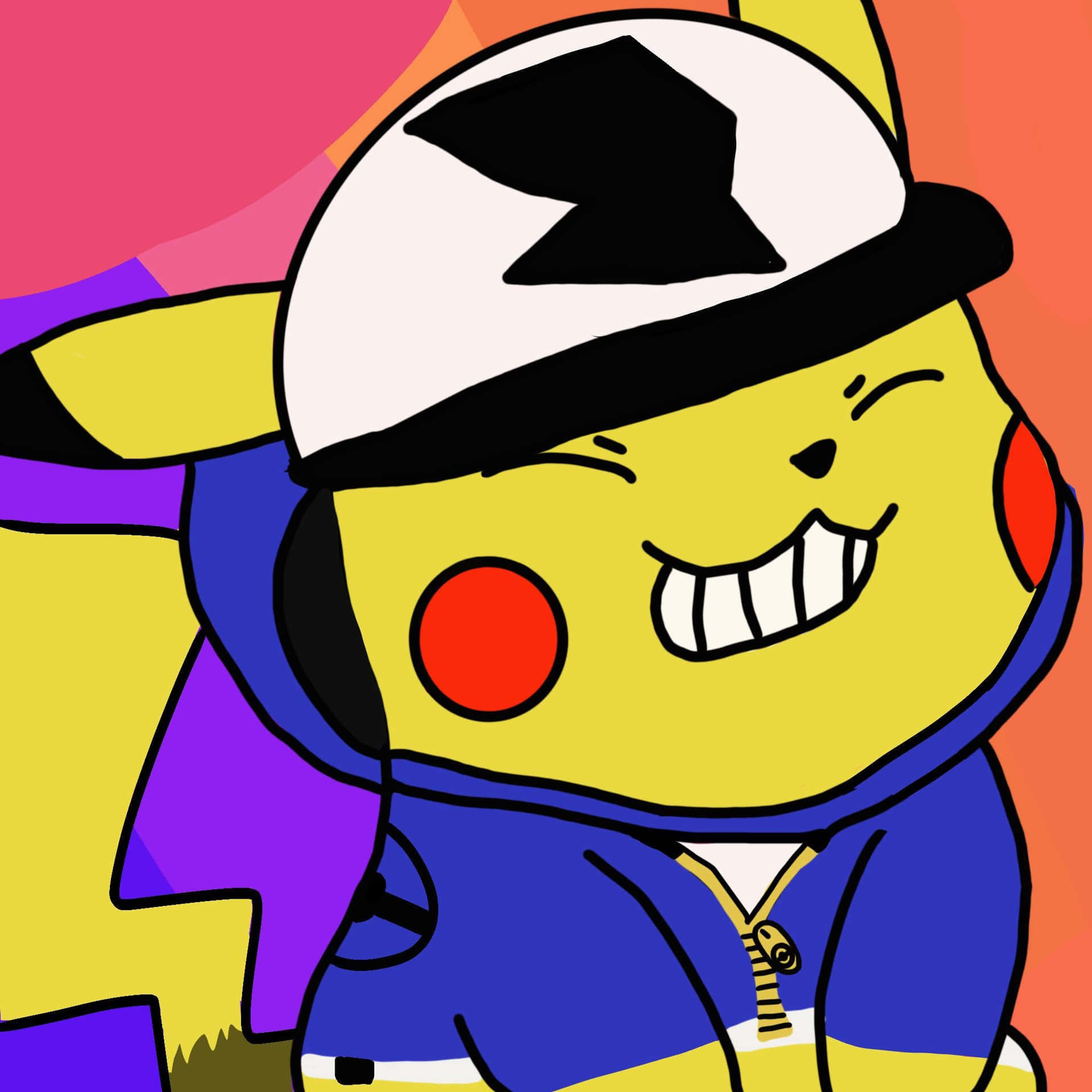 Grinning Pikachu Cool Pfp For Discord