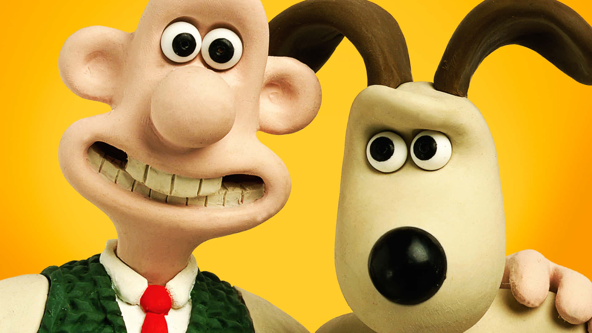 Grinning Wallace & Gromit The Curse Of The Were-rabbit