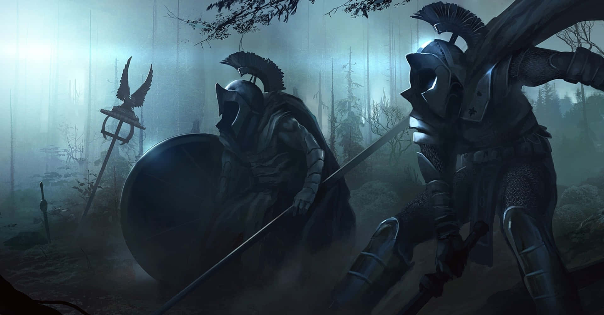 Gritty Armors Background