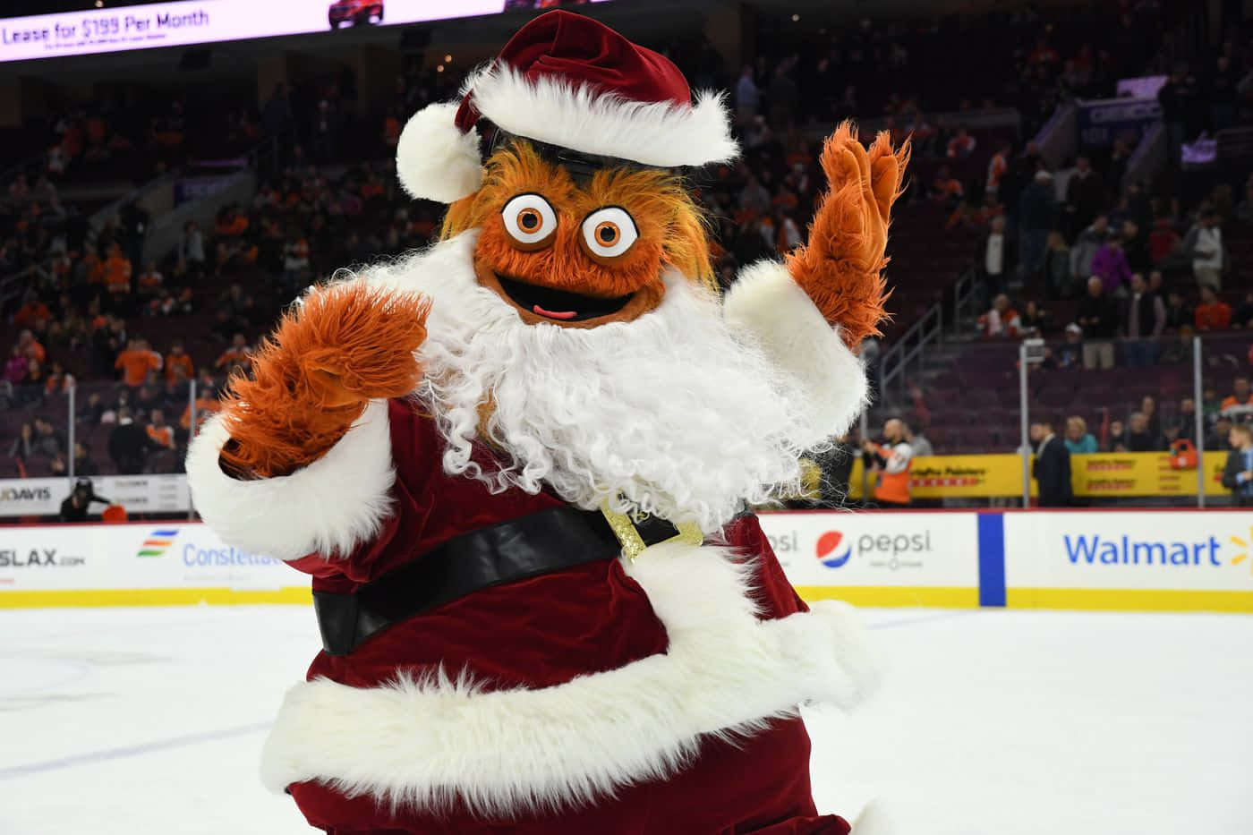 Gritty Mascot Background