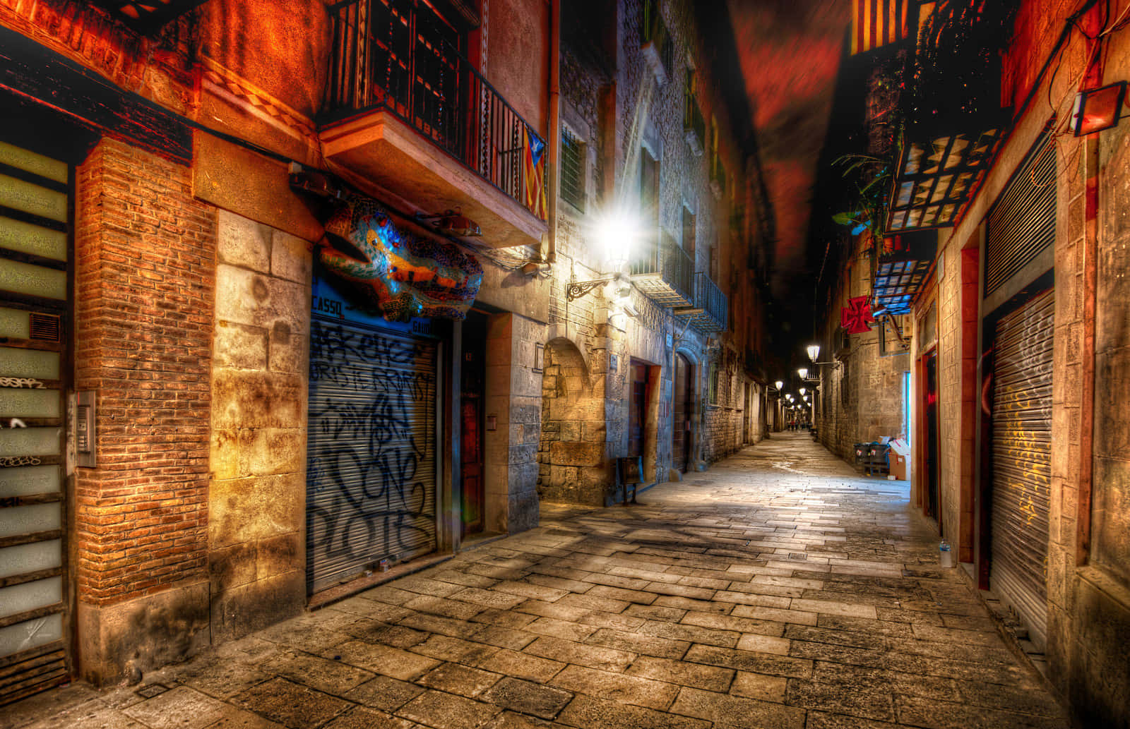 Gritty Street Background