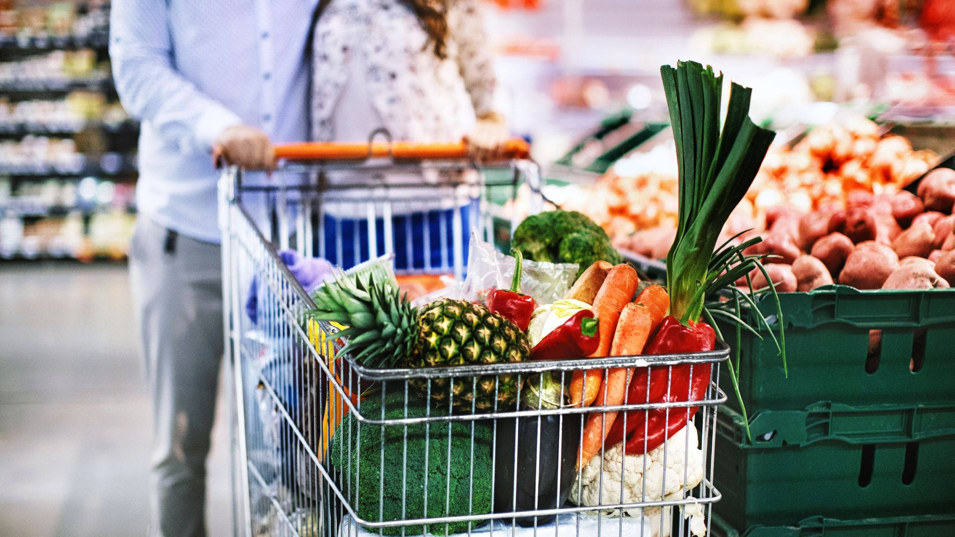 Grocery Items Red Bell Peppers