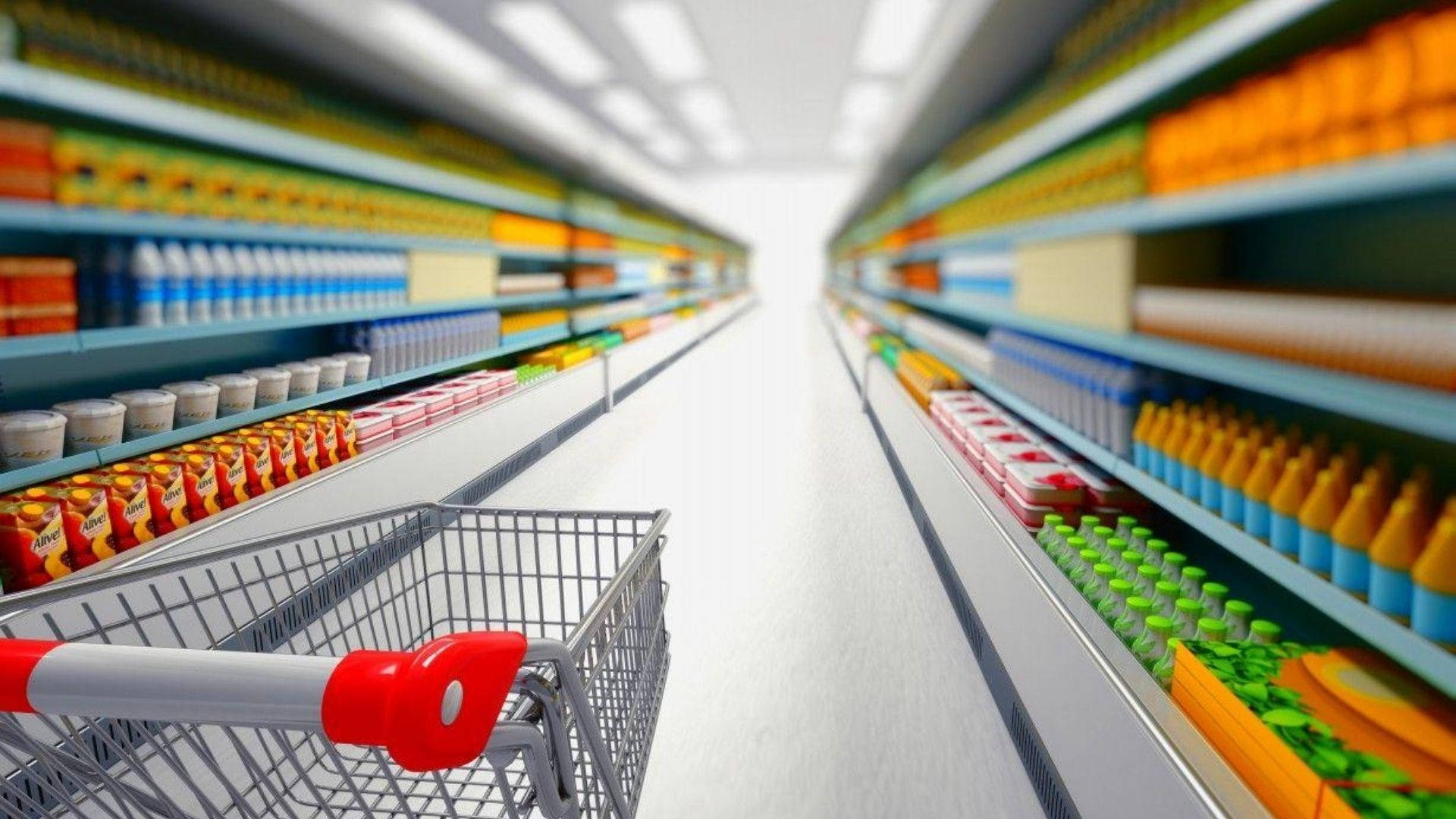Grocery Store Graphic Image Background