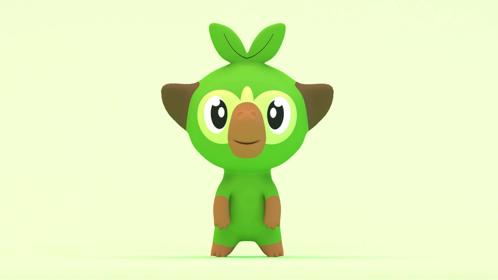 Grookey, An Adorable Grass-type Pokémon Background