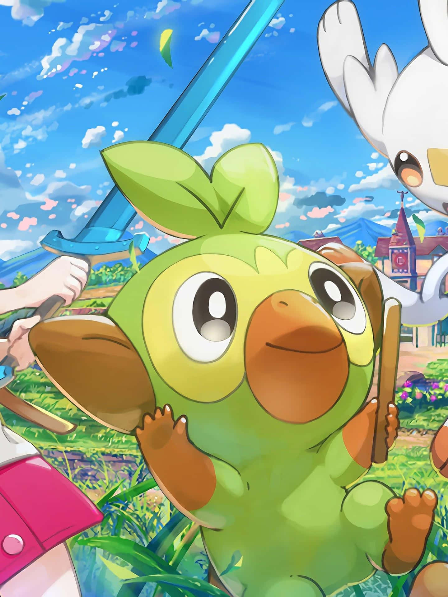 Grookey Pokemon Adventure Background