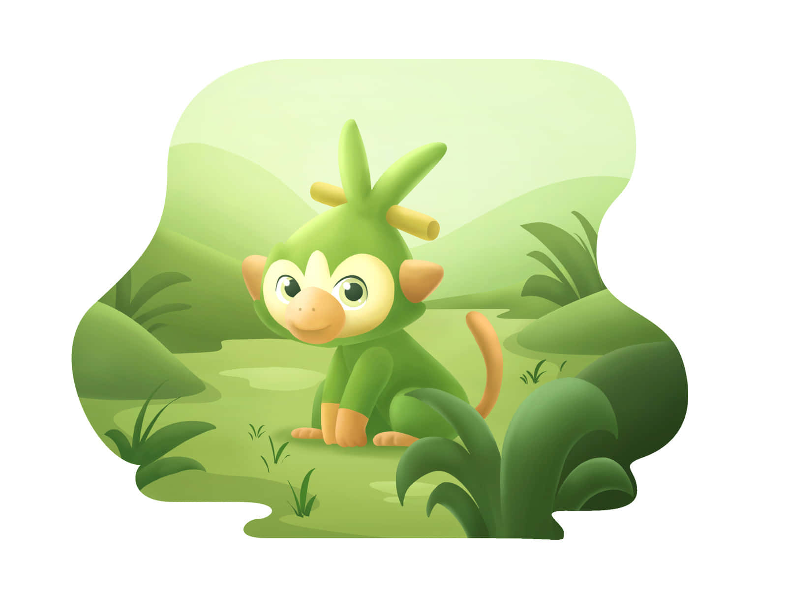 Grookeyin Nature Illustration Background
