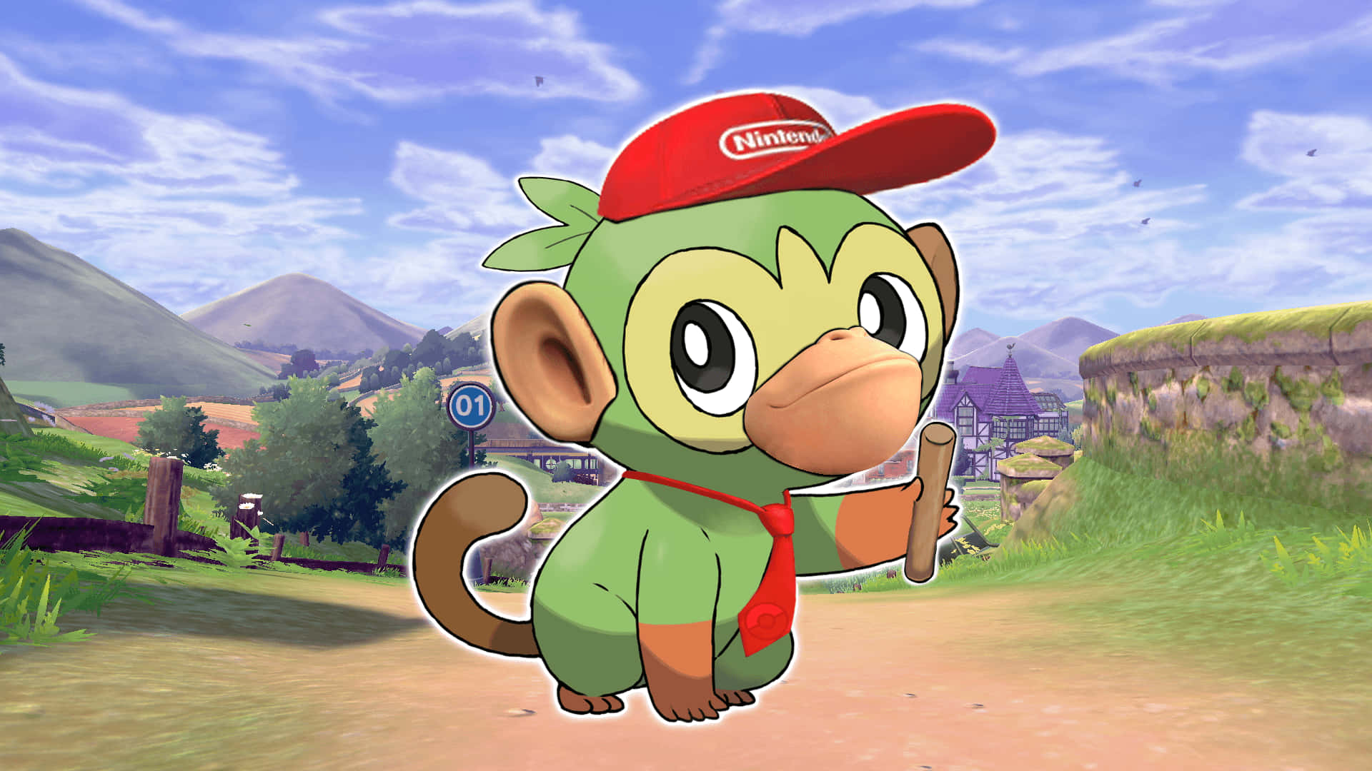 Grookeyin Nintendo Cap Background