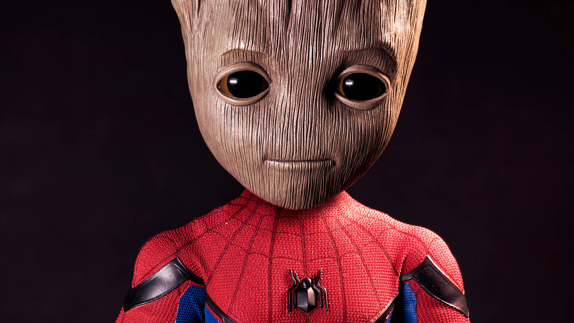 Groot As Spiderman Background