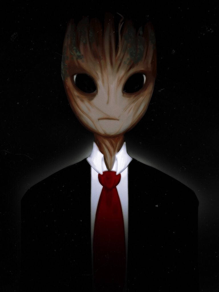 Groot In A Suit Background