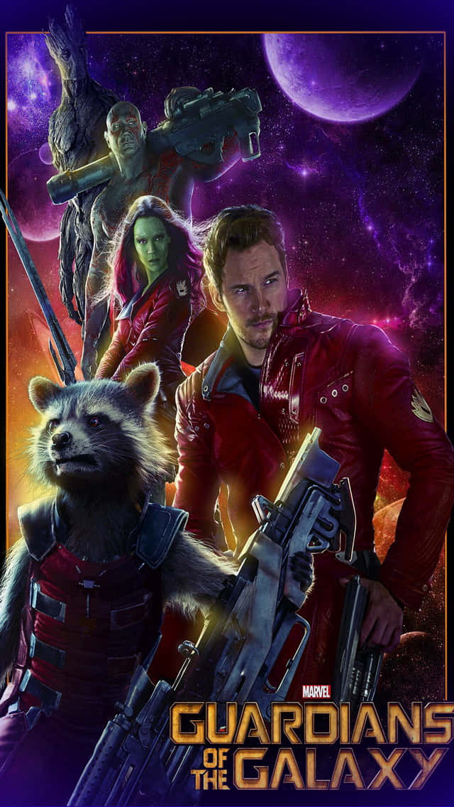 Groot, Star-lord And His Guardians Of The Galaxy Team Take On The Universe! Background