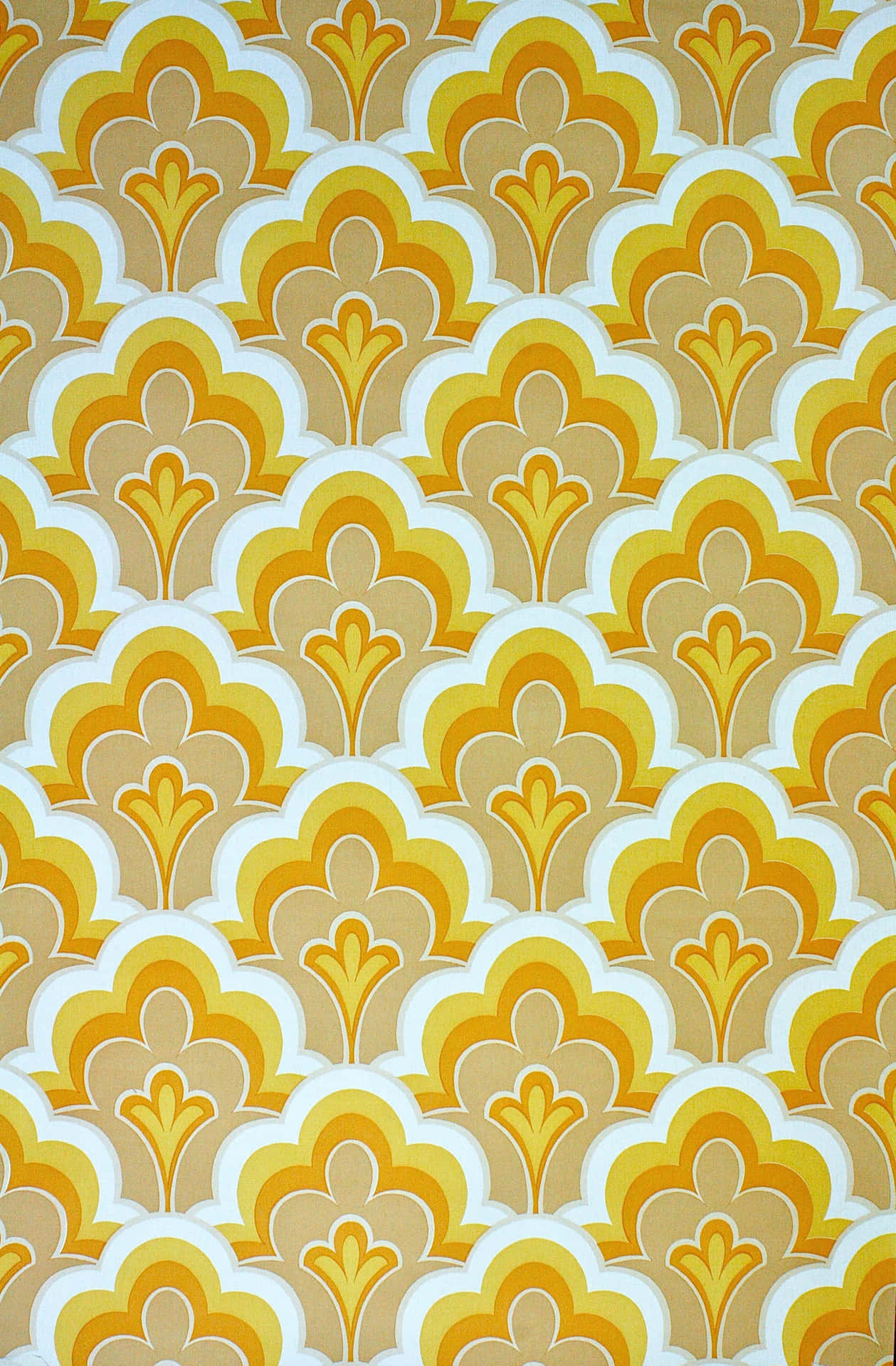 Groovy Psychedelic 70s Aesthetic Wallpaper Background