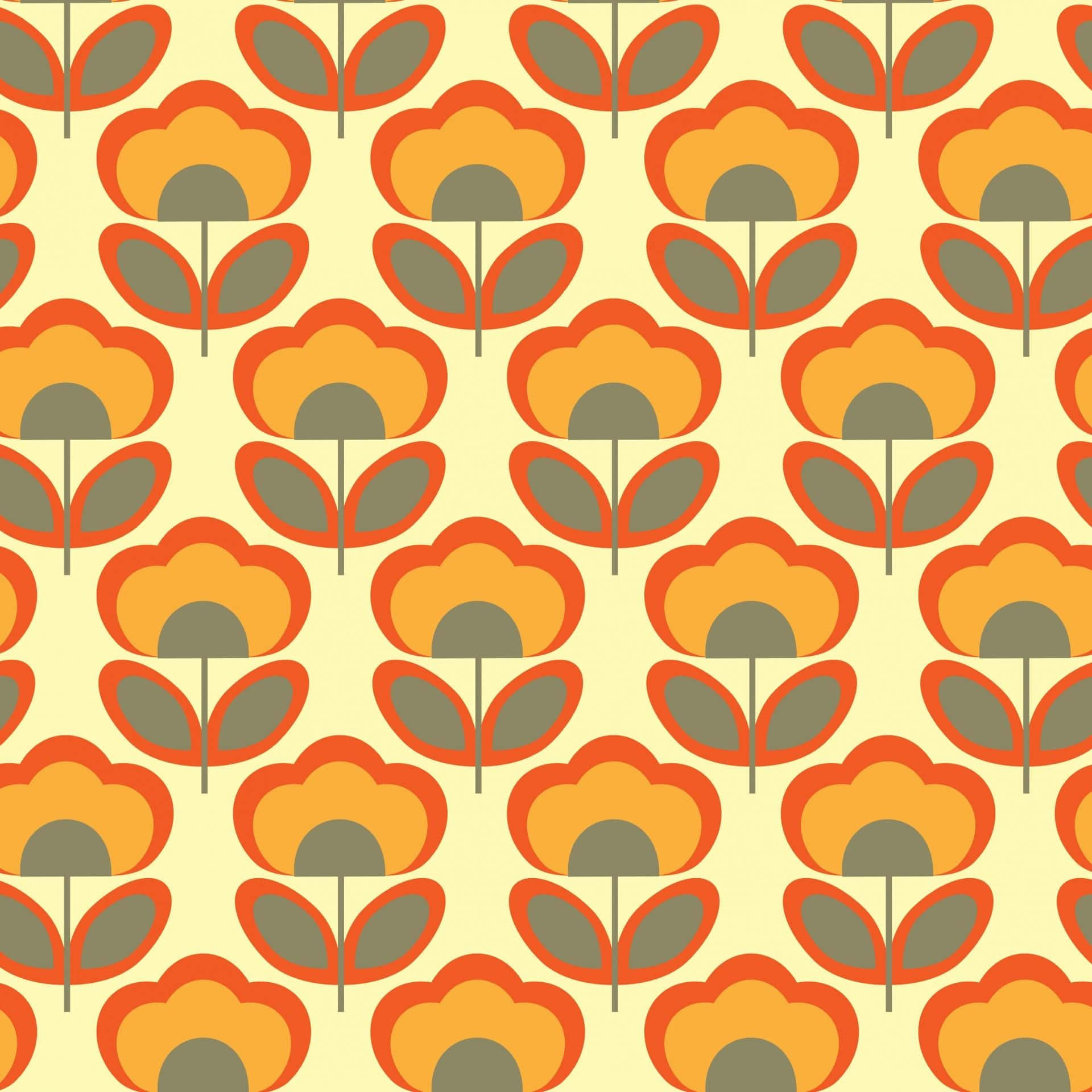 Groovy Psychedelic Trip Back To The 70s Background